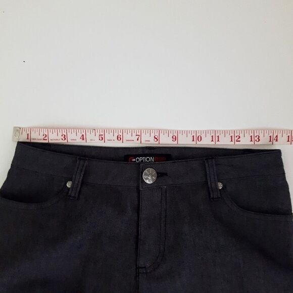 2/$35 Sale OPTION Elle 3/4 Cropped Wide legged pants Sz 4 (4-6) Grey - Picture 7 of 11